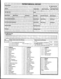 Patient Medical History